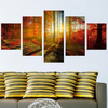 Unframed Red Woods Sunshine Abstract Canvas Wall Painting Picture Home Decor