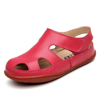 Unisex Children Soft Sandals Simple Loop Hollow Flat Shoes