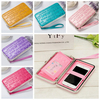 Universal 5.5 inch Letter Printing Wallet Phone Bag For iPhone Samsung Sony Xiaomi Huawei