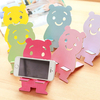 Universal Mobile Phone Holder Cute Bear Wood Mobile Phone Bracket Andrews and Ihone Bracket