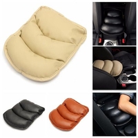 Universal PU Leather Car Armrest Mat Storage Box Cover Cushion