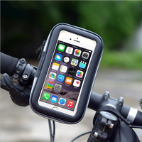 Universal Waterproof Bicycle Bike Handlebar Holder Bag Screen Touch Pouch For 5.5-inch or Less Phone