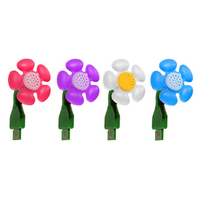 USB Aroma Mini Diffuser Flower-shaped Air Humidifier For Home Office Car