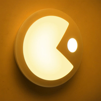 USB Charging Motion & Light Sensor LED Night Light Induction Lamp For Corridor