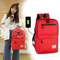 USB Charging Port Backpack Nylon Capacity Travel Bag Computer Bag Shoulder Bag