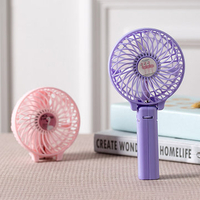 USB Charging Rotatable Mini Fan Speed Adjustable Mute Portable Cartoon Blower Smart Home Appliances
