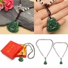 Vintage Beautiful Green Buddha Jade Stone Pendant Necklace