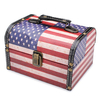 Vintage British American Flag Jewelry Storage Case