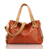 Vintage Burnished Leather Shoulder Bag Handbag