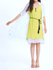 Vintage Candy Sleeveless Dress And Quarter Lace Cardigan Women Suit