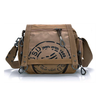 Vintage Canvas Casual Travel Print Handbag Crossbody Shoulder Messenger Bag For Men
