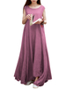 Vintage Casual Solid Color Maxi Dresses