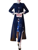 Vintage Cheongsam Chinese Style Fake Two Piece Print Dresses