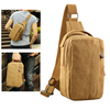 Vintage Chest Bag Canvas Dual-use Crossbody Bag Sling Bag Shoulder Bag For Men