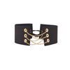 Vintage Choker Necklace Leather Chain Clavicle Collar Necklace