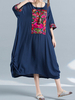 Vintage Embroidered Women Dress