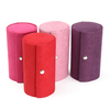 Vintage Flannelette Cylinder Three-Tier Jewellery Storage Box