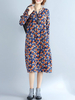 Vintage Floral Loose Print Dresses