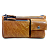 Vintage Genuine Leather Casual Horizontal Clutch Bag Waist Bag For Men