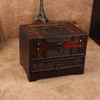 Vintage Grape Pattern Wooden with Mirror Jewelry Box