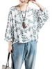 Vintage Loose Floral Printed T-shirts