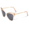 Vintage Personalized Ornament Cat Eye Sun Glasses Full Frame Alloy Glasses
