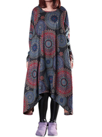 Vintage Printed Dress