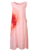 Vintage Printed Fake Two Piece Sleeveless Loose Dress