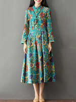 Vintage Printed Women Dresses