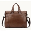 Vintage PU Leather Business Waterproof Handbag Crossbody Shoulder Bag For Men