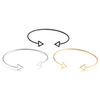 Vintage Simple Geometric Triangle Opening Bracelet for Women