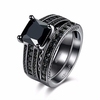Vintage Split Ring Full Rhinestone Zircon Women Ring