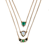 Vintage Tassel Necklace Retro Three Layer Rhinestone Crystal Women Necklace
