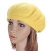 Vintage Unisex Solid Warm Wool Berets Ski Hats French Style Beanie Cap