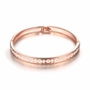 Vintage Women Bracelet Ancient Writing Rose Gold Oil Drip Bracelet