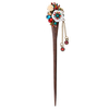 Vintage Women Hairpin Crystal Rhinestone Flower Hairpin