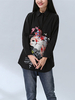 Vintage Women Irregular Hem Embroidered Long Sleeve Blouses