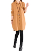 Vintage Women Polka Dots Printed Long Sleeve Irregular Hem Blouses