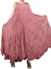 Vintage Women Sleeveless Pure Color Loose Long Maxi Dresses