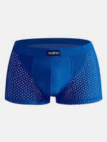 VK Mens Magnet Antibacterial Health Boxers Modal U Convex Pouch Mesh Breathable Underwears