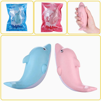 Vlampo Squishy Dolphin Slow Rising Original Packaging Animals Collection Gift Decor Toy
