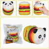 Vlampo Squishy Panda Hamburger 10cm Slow Rising Original Packaging Collection Gift Decor Toy