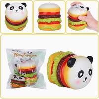 Vlampo Squishy Panda Hamburger 10cm Slow Rising Original Packaging Collection Gift Decor Toy