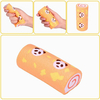 Vlampo Squishy Panda Swiss Roll Kawaii Sponge Cake Toy Slow Rising Original Packaging Collection Gift Decor