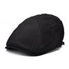 VOBOOM Men Women Retro Peaked Cap Beret Forward Cap Visor Solid Hat