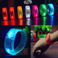 Voice Control LED Light Glows Wristbands Bracelet Bangle Party Concert Home Deco Outdoor Lighting