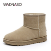 WADNASO Winter Suede Comfortable Ankle Snow Boots
