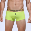 WANGJIANG Breathable Boxer Briefs Cotton Fit Sleeping Bodybuilding Soft Button Underwear For Men