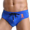 WANGJIANG Sexy Number Printing Briefs Quick Drying Hot Spring Swimsuits Trunks for Men