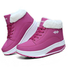 Warm Fur Lining Rocker Sole Platform Boots Casual Shoes